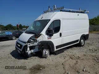 2021 Ram ProMaster Cargo with VIN 3C6LRVBG3ME538562, listed as a Copart auction lot 68488984 with 39,173 mi miles and Salvage Title. Bid and sale history available at carsss.com. Image 1.