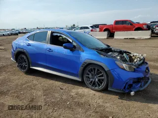 2022 Subaru WRX Premium with VIN JF1VBAF65N9013367, listed as a Copart auction lot 65460135 with Not provided miles and Clean title. Bid and sale history available at DreamBid. Image 4.