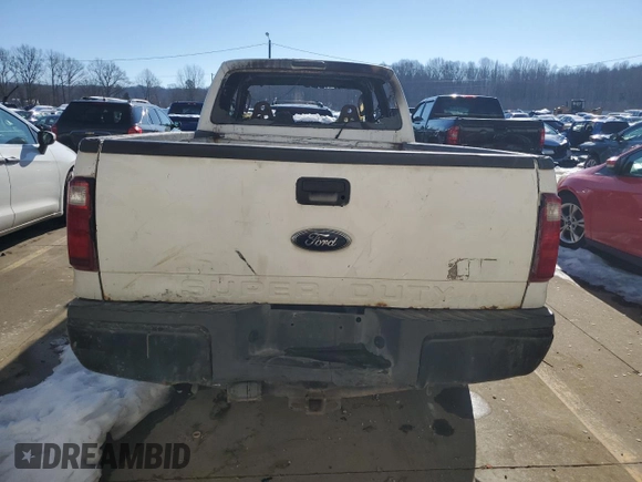 2008 Ford F-250 XL with VIN 1FTSW20588EE14690, listed as a Copart auction lot 41655395 with Not provided miles and Salvage title. Bid and sale history available at DreamBid. Image 6.