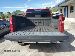 2020 Chevrolet Silverado 1500 LTZ with VIN 1GCUYGELXLZ153782, listed as a Copart auction lot 46898005 with 87,331 mi miles and Non Repairable. Bid and sale history available at DreamBid. Image 6.