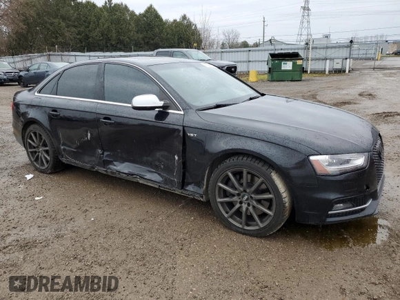 2014 Audi S4 Premium with VIN WAUFGCFLXEA102106, listed as a Copart auction lot 82320554 with 166,788 mi miles and Clean Title. Bid and sale history available at carsss.com. Image 4.