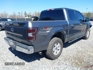 2018 Ford F-150 XL with VIN 1FTEW1E56JFC63963, listed as a IAAI auction lot 41776075 with 176,140 mi miles. Bid and sale history available at carsss.com. Image 4.