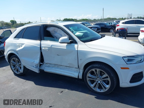 2016 Audi Q3 Premium Plus with VIN WA1BFCFS0GR014028, listed as a IAAI auction lot 42274987 with 64,667 mi miles and . Bid and sale history available at DreamBid. Image 6.