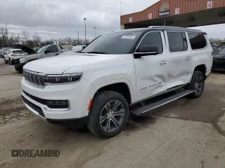 2024 Jeep Grand Wagoneer with VIN 1C4SJSEP4RS109943, listed as a Copart auction lot 53230095 with 27,251 mi miles and Salvage title. Bid and sale history available at DreamBid. Image 1.