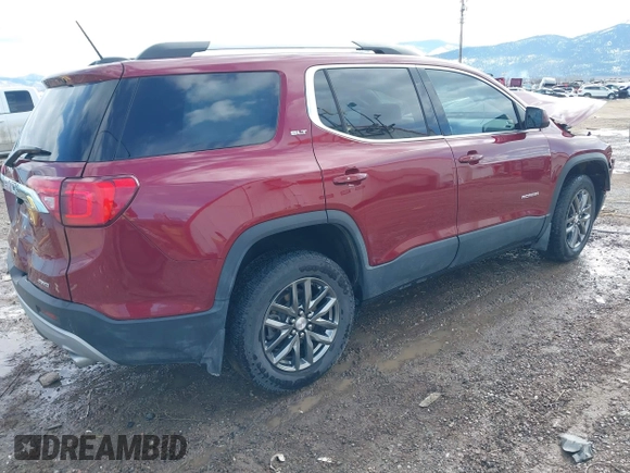 2018 GMC Acadia SLT with VIN 1GKKNULS8JZ226688, listed as a IAAI auction lot 41733716 with 67,254 mi miles and . Bid and sale history available at DreamBid. Image 4.