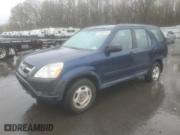 2004 Honda CR-V LX with VIN SHSRD78474U252663, listed as a Copart auction lot 52090185 with 202,703 mi miles and Salvage Title. Bid and sale history available at carsss.com. Image 1.