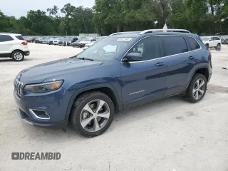 2019 Jeep Cherokee Limited with VIN 1C4PJLDX9KD470978, listed as a Copart auction lot 55877405 with 89,408 mi miles and Non Repairable. Bid and sale history available at DreamBid. Image 1.