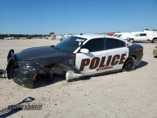 2019 Dodge Charger Police with VIN 2C3CDXAT6KH582885, listed as a Copart auction lot 69067434 with Not provided miles and Salvage title. Bid and sale history available at DreamBid. Image 1.