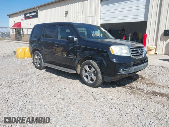 2014 Honda Pilot EX-L with VIN 5FNYF3H78EB003547, listed as a IAAI auction lot 41857061 with 192,371 mi miles and . Bid and sale history available at carsss.com. Image 1.
