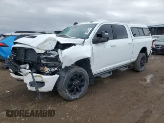 2024 Ram 2500 Laramie with VIN 3C6UR5FJ6RG144334, listed as a Copart auction lot 50008825 with 18,463 mi miles and Salvage Title. Bid and sale history available at carsss.com. Image 1.