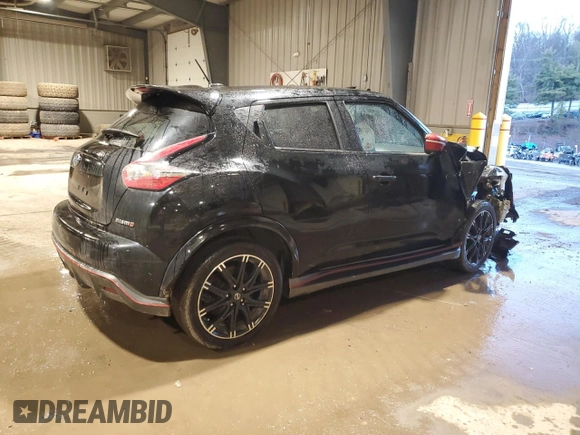 2015 Nissan Juke SV with VIN JN8AF5MV2FT561964, listed as a Copart auction lot 44040295 with 135,188 mi miles and Salvage Title. Bid and sale history available at DreamBid. Image 3.
