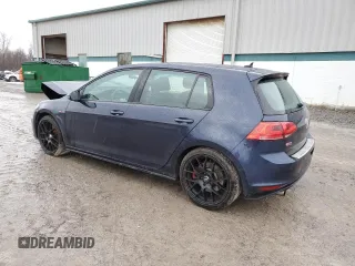 2015 Volkswagen Golf GTI Autobahn w/Performance Pkg with VIN 3VW447AUXFM092608, listed as a Copart auction lot 69382632 with 48,140 mi miles. Bid and sale history available at carsss.com. Image 2.