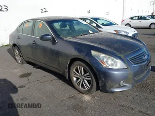 2012 Infiniti G25 Sedan x with VIN JN1DV6ARXCM730520, listed as a IAAI auction lot 41267768 with 1 mi miles. Bid and sale history available at carsss.com. Image 1.