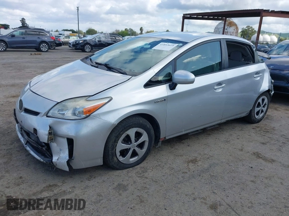2014 Toyota Prius Four with VIN JTDKN3DU3E0366843, listed as a IAAI auction lot 41892619 with 128,567 mi miles. Bid and sale history available at carsss.com. Image 2.