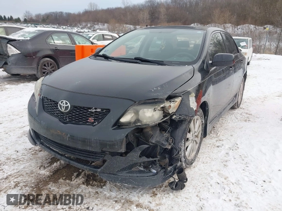 2010 Toyota Corolla with VIN 1NXBU4EE9AZ265210, listed as a IAAI auction lot 41586593 with 115,952 mi miles. Bid and sale history available at carsss.com. Image 2.
