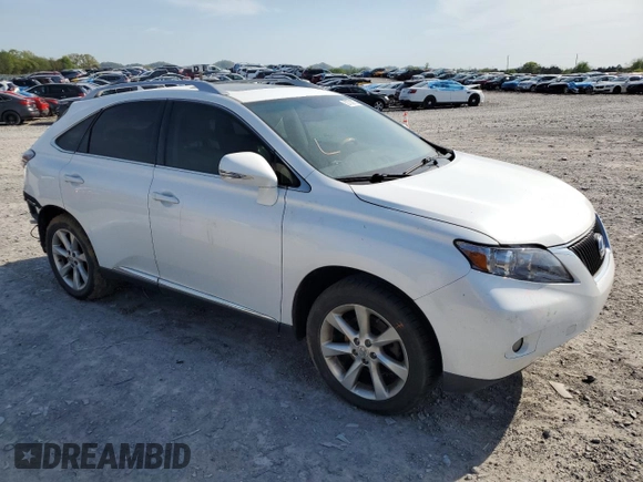 2010 Lexus RX 350 with VIN 2T2ZK1BA4AC005198, listed as a Copart auction lot 52733215 with 282,030 mi miles and Salvage Title. Bid and sale history available at carsss.com. Image 4.