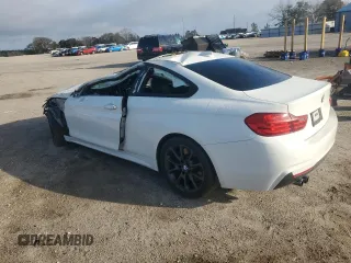 2017 BMW 4 Series 430i with VIN WBA4R7C50HK679823, listed as a Copart auction lot 87130414 with 67,326 mi miles and Salvage Title. Bid and sale history available at DreamBid. Image 2.