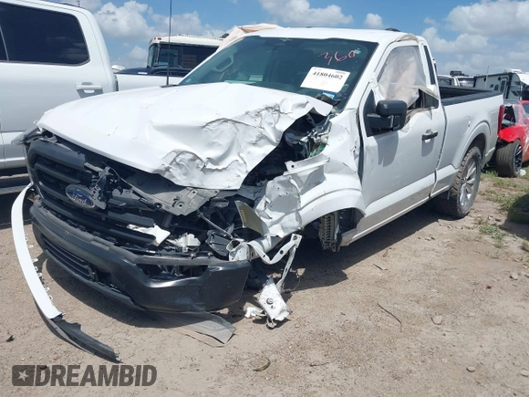 2023 Ford F-150 XL with VIN 1FTMF1C57PKD08603, listed as a IAAI auction lot 41804602 with Not provided miles and . Bid and sale history available at DreamBid. Image 2.