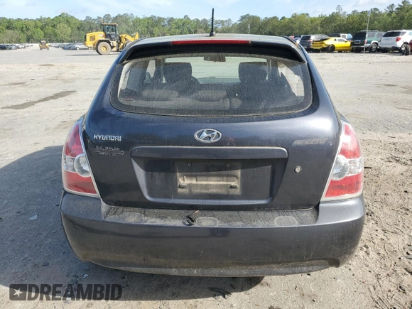 2007 Hyundai Accent GS with VIN KMHCM36CX7U045059, listed as a Copart auction lot 52089115 with 88,166 mi miles and Salvage title. Bid and sale history available at DreamBid. Image 6.