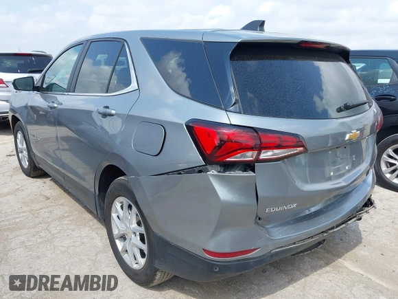 2024 Chevrolet Equinox LT with VIN 3GNAXKEGXRL353449, listed as a IAAI auction lot 42151836 with 26,903 mi miles and . Bid and sale history available at DreamBid. Image 3.