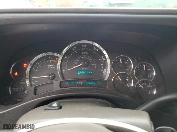 2005 Cadillac Escalade EXT with VIN 3GYEK62N55G123138, listed as a Copart auction lot 74543134 with 295,427 mi miles and Salvage Title. Bid and sale history available at carsss.com. Image 9.