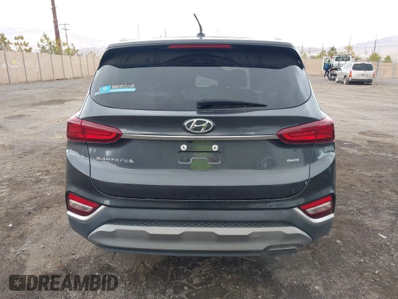 2020 Hyundai Santa Fe SE with VIN 5NMS2CAD4LH218257, listed as a IAAI auction lot 41221205 with 61,722 mi miles. Bid and sale history available at carsss.com. Image 17.