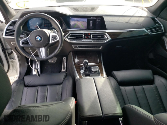 2020 BMW X5 sDrive40i with VIN 5UXCR4C02LLW63576, listed as a Copart auction lot 71912802 with 27,686 mi miles. Bid and sale history available at carsss.com. Image 8.