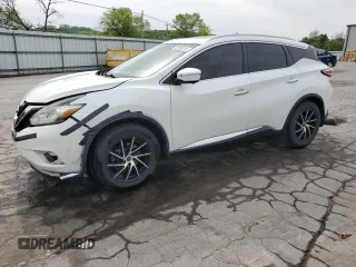 2015 Nissan Murano SV with VIN 5N1AZ2MG4FN254122, listed as a Copart auction lot 52858315 with 139,695 mi miles and Salvage title. Bid and sale history available at DreamBid. Image 1.