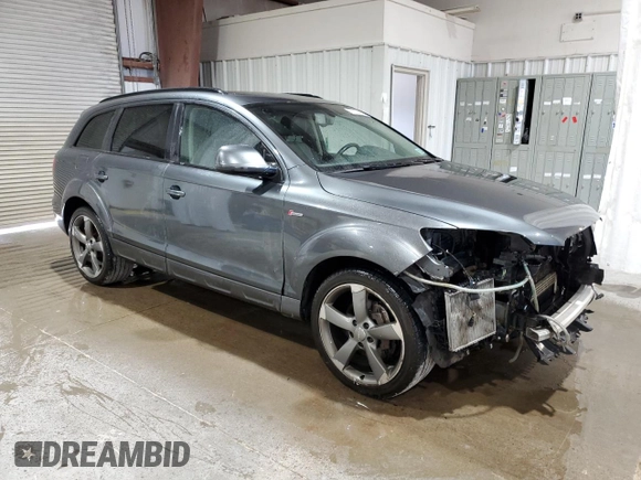 2014 Audi Q7 3.0T Premium with VIN WA1CGAFE0ED013195, listed as a Copart auction lot 61104194 with 117,065 mi miles and Salvage Title. Bid and sale history available at carsss.com. Image 4.