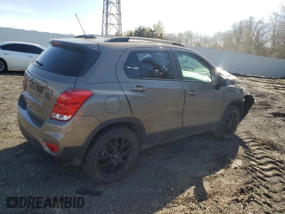 2022 Chevrolet Trax LT with VIN KL7CJPSM2NB530112, listed as a Copart auction lot 49282564 with 0 mi miles and Salvage Title. Bid and sale history available at carsss.com. Image 3.
