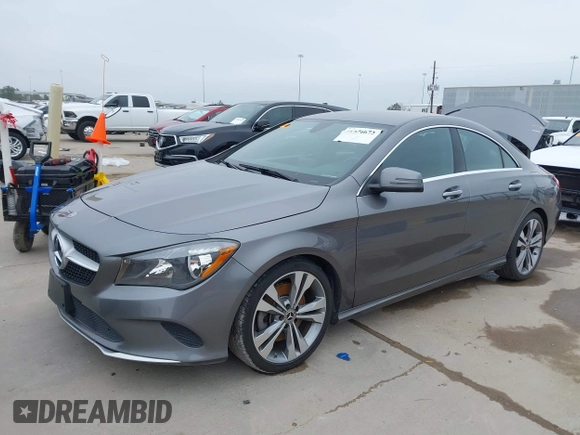 2019 Mercedes-Benz CLA with VIN WDDSJ4EB6KN757732, listed as a IAAI auction lot 41576672 with 69,770 mi miles. Bid and sale history available at carsss.com. Image 17.