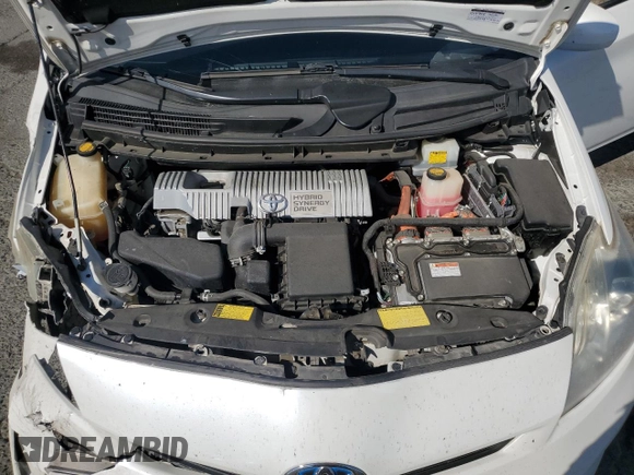 2013 Toyota Prius One z VIN JTDKN3DU2D5611195, wystawiony jako Copart lot #58633945 z przebiegiem 280 986 mil mil oraz Szkoda całkowita • Salvage title. Historia ofert i sprzedaży dostępna na DreamBid. Obrazek 11.