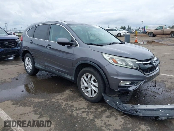 2015 Honda CR-V EX-L with VIN 2HKRM3H71FH540967, listed as a IAAI auction lot 41934678 with 74,206 mi miles. Bid and sale history available at carsss.com. Image 1.