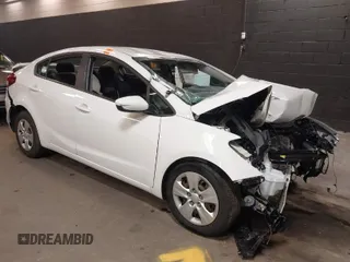 2017 Kia Forte LX with VIN 3KPFK4A74HE019922, listed as a IAAI auction lot 41795775 with 13,271 mi miles. Bid and sale history available at carsss.com. Image 1.
