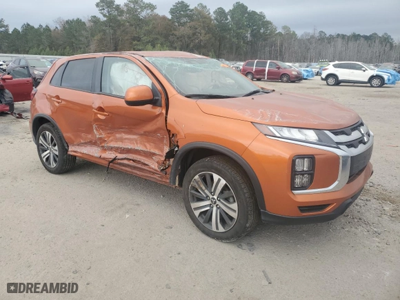 2023 Mitsubishi Outlander Sport ES with VIN JA4ARUAU2PU004177, listed as a Copart auction lot 85270384 with 43,483 mi miles and Salvage Title. Bid and sale history available at carsss.com. Image 4.