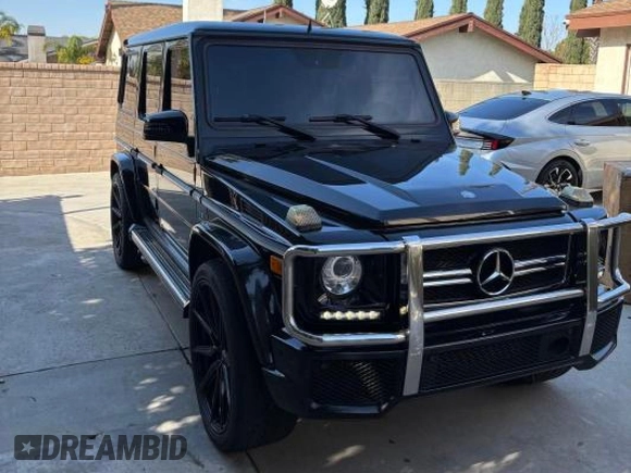 2013 Mercedes-Benz G-Class AMG G 63 with VIN WDCYC7DF5DX203233, listed as a Copart auction lot 43227545 with 92,674 mi miles and Clean Title. Bid and sale history available at carsss.com. Image 1.