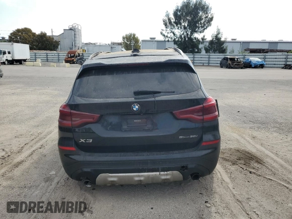2021 BMW X3 sDrive30i with VIN 5UXTY3C00M9E84399, listed as a Copart auction lot 49156625 with 0 mi miles and Non Repairable. Bid and sale history available at carsss.com. Image 6.
