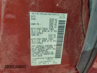 2016 Nissan Frontier S z VIN 1N6AD0EV5GN728937, wystawiony jako Copart lot #46084715 z przebiegiem Nie podano mil oraz Szkoda całkowita • Salvage title. Historia ofert i sprzedaży dostępna na DreamBid. Obrazek 13.