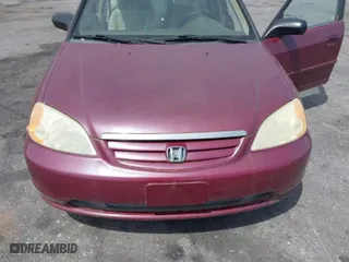 2003 Honda Civic LX with VIN 2HGES16583H571200, listed as a IAAI auction lot 42103633 with 177,302 mi miles. Bid and sale history available at carsss.com. Image 6.