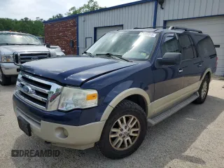 2009 Ford Expedition Max Eddie Bauer with VIN 1FMFK18539EB06710, listed as a Copart auction lot 54005915 with 185,375 mi miles and Salvage Title. Bid and sale history available at DreamBid. Image 1.