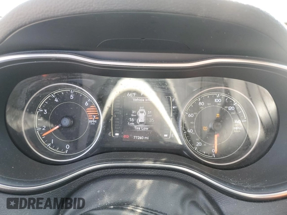 2019 Jeep Cherokee Latitude with VIN 1C4PJLCB8KD173609, listed as a Copart auction lot 51181925 with 77,260 mi miles and Salvage Title. Bid and sale history available at DreamBid. Image 9.