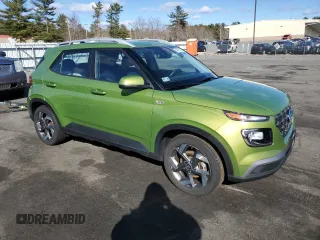2022 Hyundai Venue SEL with VIN KMHRC8A39NU166129, listed as a Copart auction lot 49992155 with 29,775 mi miles and Salvage Title. Bid and sale history available at DreamBid. Image 4.