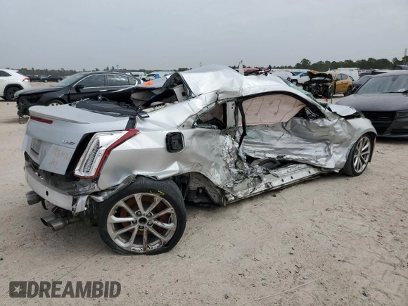 2016 Cadillac ATS-V with VIN 1G6AN1RY6G0151331, listed as a Copart auction lot 48347005 with Not Provided miles and Salvage Title. Bid and sale history available at carsss.com. Image 3.