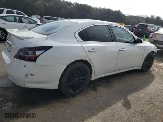 2014 Nissan Maxima 3.5 SV w/Premium Pkg with VIN 1N4AA5AP7EC440092, listed as a Copart auction lot 46334565 with 167,669 mi miles and Salvage Title. Bid and sale history available at carsss.com. Image 3.