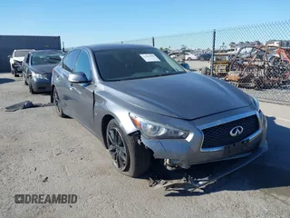 2017 Infiniti Q50 3.0t Premium with VIN JN1EV7AP3HM742461, listed as a IAAI auction lot 41307826 with 82,486 mi miles. Bid and sale history available at carsss.com. Image 1.
