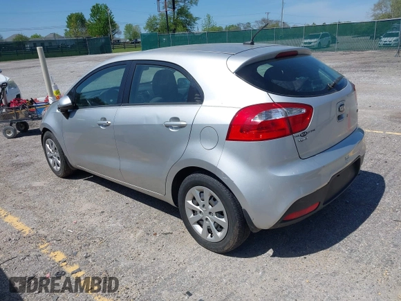 2013 Kia Rio LX with VIN KNADM5A33D6307061, listed as a IAAI auction lot 42143985 with 66,621 mi miles and . Bid and sale history available at DreamBid. Image 3.