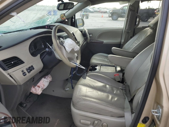 2011 Toyota Sienna XLE with VIN 5TDDK3DC8BS030087, listed as a Copart auction lot 53396705 with 223,482 mi miles and Salvage Title. Bid and sale history available at DreamBid. Image 7.