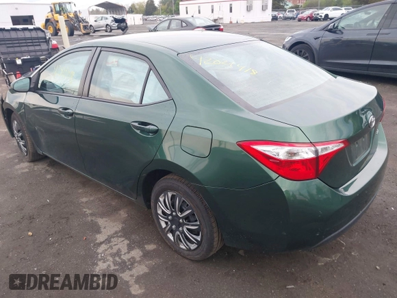 2016 Toyota Corolla L with VIN 2T1BURHE3GC734584, listed as a IAAI auction lot 42021418 with 168,711 mi miles and . Bid and sale history available at DreamBid. Image 3.
