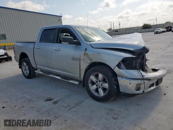 2018 Ram 1500 Big Horn with VIN 1C6RR6LG0JS340481, listed as a Copart auction lot 61254065 with Not provided miles and Salvage title. Bid and sale history available at DreamBid. Image 4.