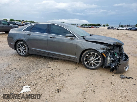 2017 Lincoln MKZ Reserve with VIN 3LN6L5FCXHR639560, listed as a Copart auction lot 60736045 with 121,666 mi miles and Salvage title. Bid and sale history available at DreamBid. Image 4.
